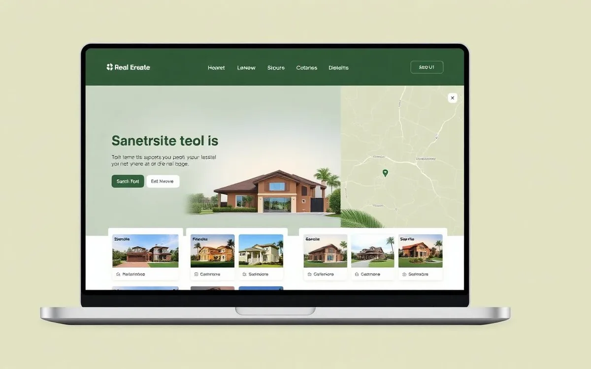 Brokerage & listings website concept by Zehlm Web Development